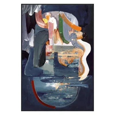 Grand Image Home Undercurrent 2 By Pc Ngo - Floater Frame Print On Canvas In Black Framed
