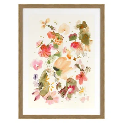 Grand Image Home Untitled 1 By Suyao Tian - Single Picture Frame Painting On Paper In Oak