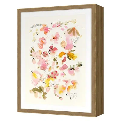 Grand Image Home Untitled 2 By Suyao Tian - Single Picture Frame Painting On Paper In Oak