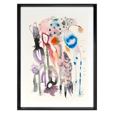 Grand Image Home Untitled 8 By Suyao Tian - Single Picture Frame Painting On Paper In Black