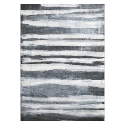 Grand Image Home Urban Patina 6 By Maeve Harris - Wrapped Canvas Print In Black;white;gray;beige