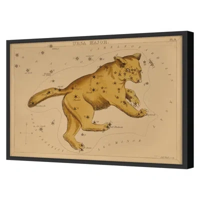 Grand Image Home Ursa Major By Grand Archives - Single Picture Frame Print In Black Framed