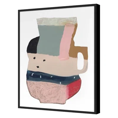 Grand Image Home Vessel 1 By Katie Straus - Single Picture Frame Print In Black Framed