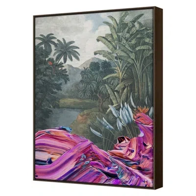 Grand Image Home " Vetus Et Novum 3 " By Plank, Marlies In Blue;green;pink