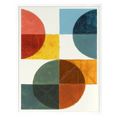 Grand Image Home Vibes By Andy Burgess - Single Picture Frame Print In White Framed