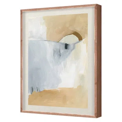 Grand Image Home Walker 22 By Zoe Bios Creative - Single Picture Frame Print On Paper In Brown;white;gray;beige
