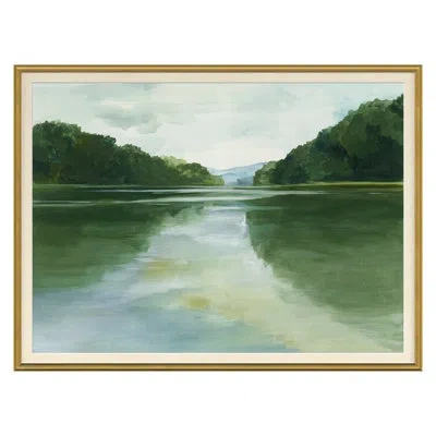 Grand Image Home Waterscapes 1 By Mercedes Marin - Single Picture Frame Print In Blue;green