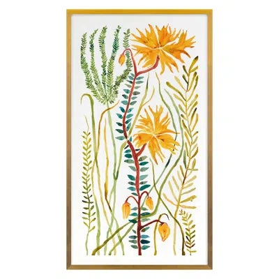 Grand Image Home Wildflowers 16 By Judith Bigham - Single Picture Frame Print On Paper In Blue;green;red;orange