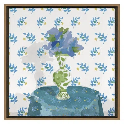 Grand Image Home Williams Vase 1 By Dana Gibson - Single Picture Frame Painting In Gold