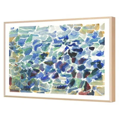 Grand Image Home Winter 2022 Big Nick Framed On Paper By Kenneth Showell Print In Blue;green;beige;purple