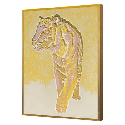 Grand Image Home " Yellow Tiger 2 " By Todaro, Katie In Gold