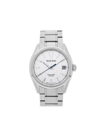 Pre-owned Grand Seiko 2022 Unworn Evolution 9 Hi-beat 40mm In Silver