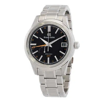 Pre-owned Grand Seiko Elegance Gmt Automatic Black Dial Men's Watch Sbge271g