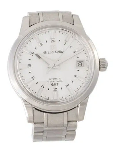 Pre-owned Grand Seiko Elegance Hi Beat Gmt Watch, 39mm In Multi