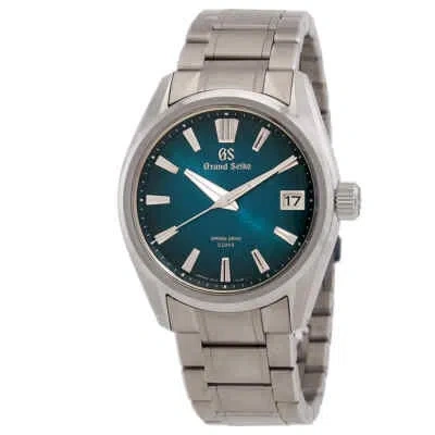 Pre-owned Grand Seiko Evolution 9 Spring Drive 'atera Valley' Automatic Blue Dial Men's