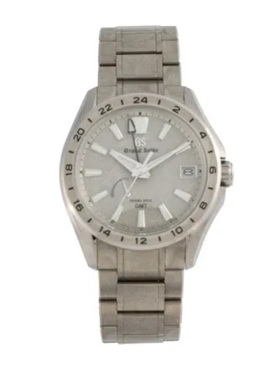 Pre-owned Grand Seiko Evolution 9 Spring Drive Gmt Watch, 41mm In Multi