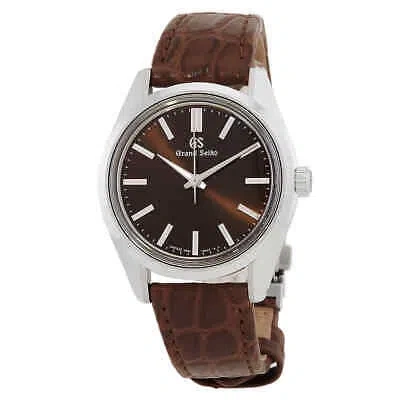 Pre-owned Grand Seiko Heritage Automatic Brown Dial Ladies Watch Sbgw293g