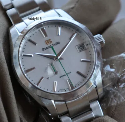 Pre-owned Grand Seiko Heritage Collection Spring Drive "soko" Steel Mens Watch Sbga427