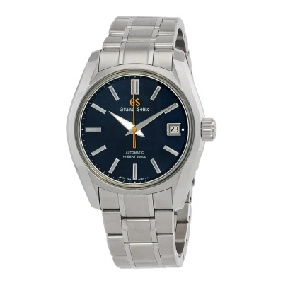 Grand Seiko Heritage Gmt Hi-beat "shunbun" Automatic Blue Dial Men's Watch Sbgh273g In Metallic