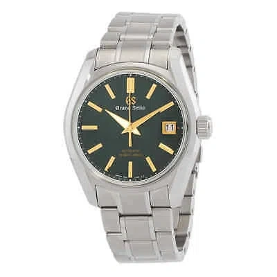 Pre-owned Grand Seiko Heritage "rikka" Automatic Green Dial Men's Watch Sbgh271g