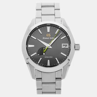 Pre-owned Grand Seiko Heritage Collection Spring Drive "soko" Sbga429 Automatic 39 Mm In Gray