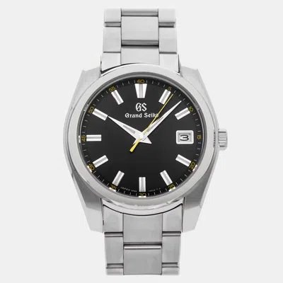 Pre-owned Grand Seiko Sport Sbgv243 Quartz 40 Mm In Black