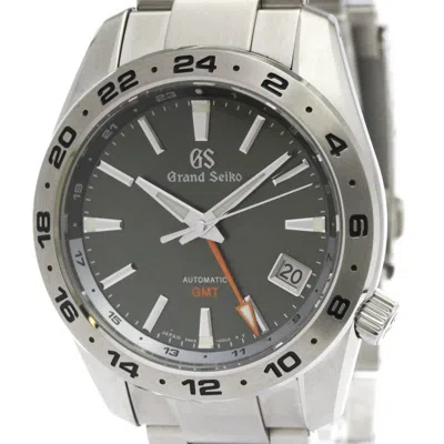 Pre-owned Grand Seiko Sport Hi-beat Gmt Automatic Stainless Steel Watch () In Multi