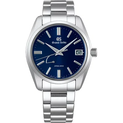 Pre-owned Grand Seiko Spring Drive Sbga439 St. Steel Blue Dial 40mm Automatic Men's Watch