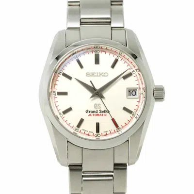 Pre-owned Grand Seiko Stainless Steel Wristwatch () In Silver