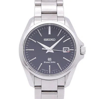 Pre-owned Grand Seiko Stainless Steel Wristwatch () In Silver