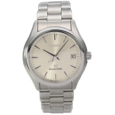 Pre-owned Grand Seiko Stainless Steel Wristwatch () In Silver