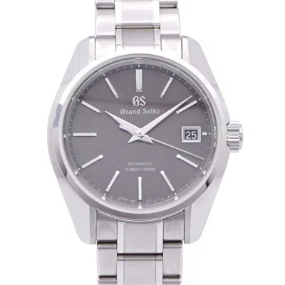 Pre-owned Grand Seiko Stainless Steel Wristwatch () In Silver