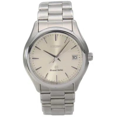 Pre-owned Grand Seiko Stainless Steel Wristwatch () In Silver