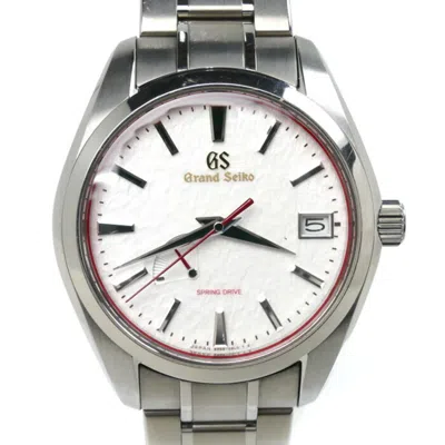 Pre-owned Grand Seiko Titanium Wristwatch () In Silver