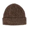Grand Sierra Men's Ragg Wool Fleece Lined Winter Beanie Cuff Cap In Brown