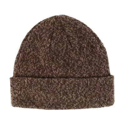 Grand Sierra Men's Ragg Wool Fleece Lined Winter Beanie Cuff Cap In Brown