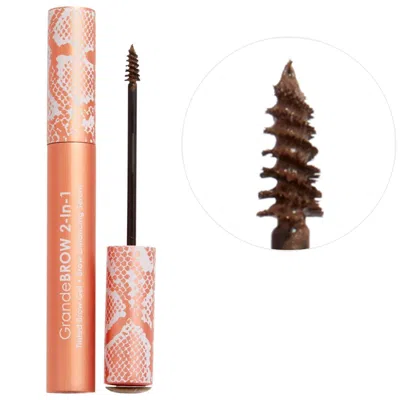 GRANDE COSMETICS GRANDEBROW 2-IN-1 TINTED BROW GEL + BROW ENHANCING SERUM MEDIUM 0.12 OZ / 3.5 ML