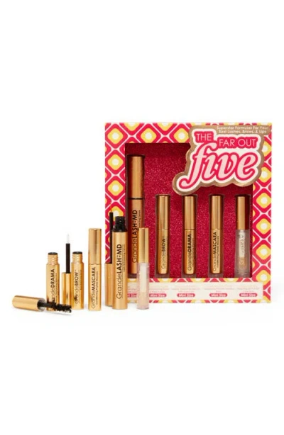 Grande Cosmetics The Far Out Five Superstar Set For Lashes, Brows & Lips In Transparent