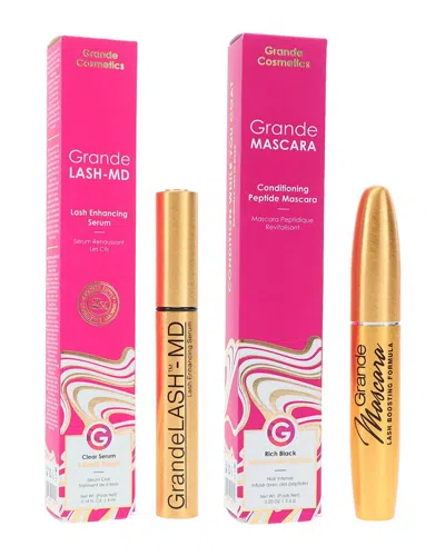Grandelash -md Eyelash Formula & Grandemascara Conditioning Peptide Mascara In White