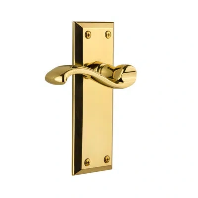 Grandeur Fifth Avenue Plate Double Dummy With Portofino Lever In Bright Chrome
