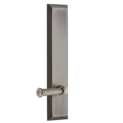 Grandeur Fifth Avenue Tall Plate Double Dummy With Georgetown Lever In Antique Pewter