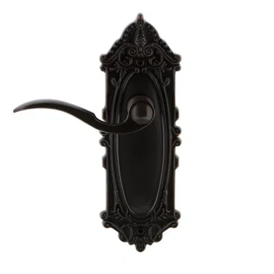 Grandeur Grande Victorian Plate Single Dummy With Bellagio Lever In Timeless Bronze