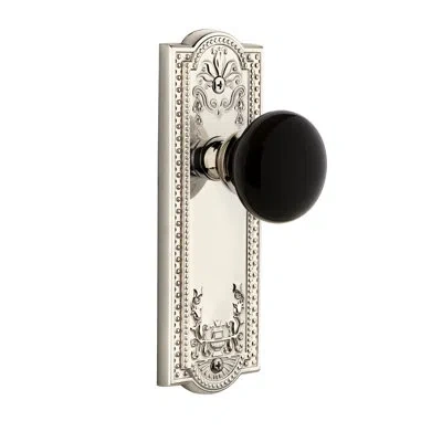 Grandeur Parthenon Plate Double Dummy With Coventry Door Knob In Polished Nickel