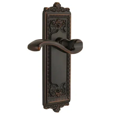 Grandeur Windsor Plate Double Dummy With Portofino Lever In Timeless Bronze