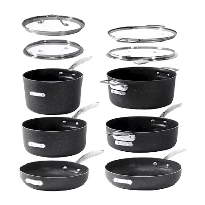 Granitestone 10-pc. Non-stick Cookware Set In Black