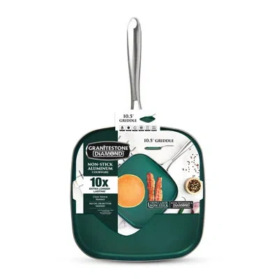 Granitestone 10.5'' Nonstick Aluminum Griddle Pan In Emerald
