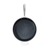 Granitestone 14'' Nonstick Family Pan With Helper Handle In Black