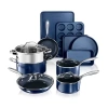Granitestone 15-pc. Non-stick Cookware Set In Blue