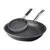 Granitestone 2 Pack Nonstick Frying Pans - 9.5'' & 5.5'' In Black