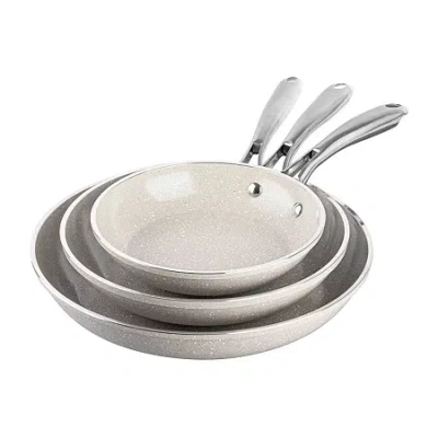 Granitestone 3-pc. Non-stick Frying Pan In Neutral